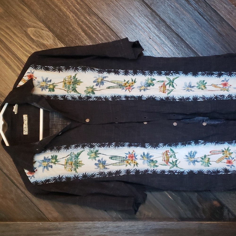 Hawaiian themed button up